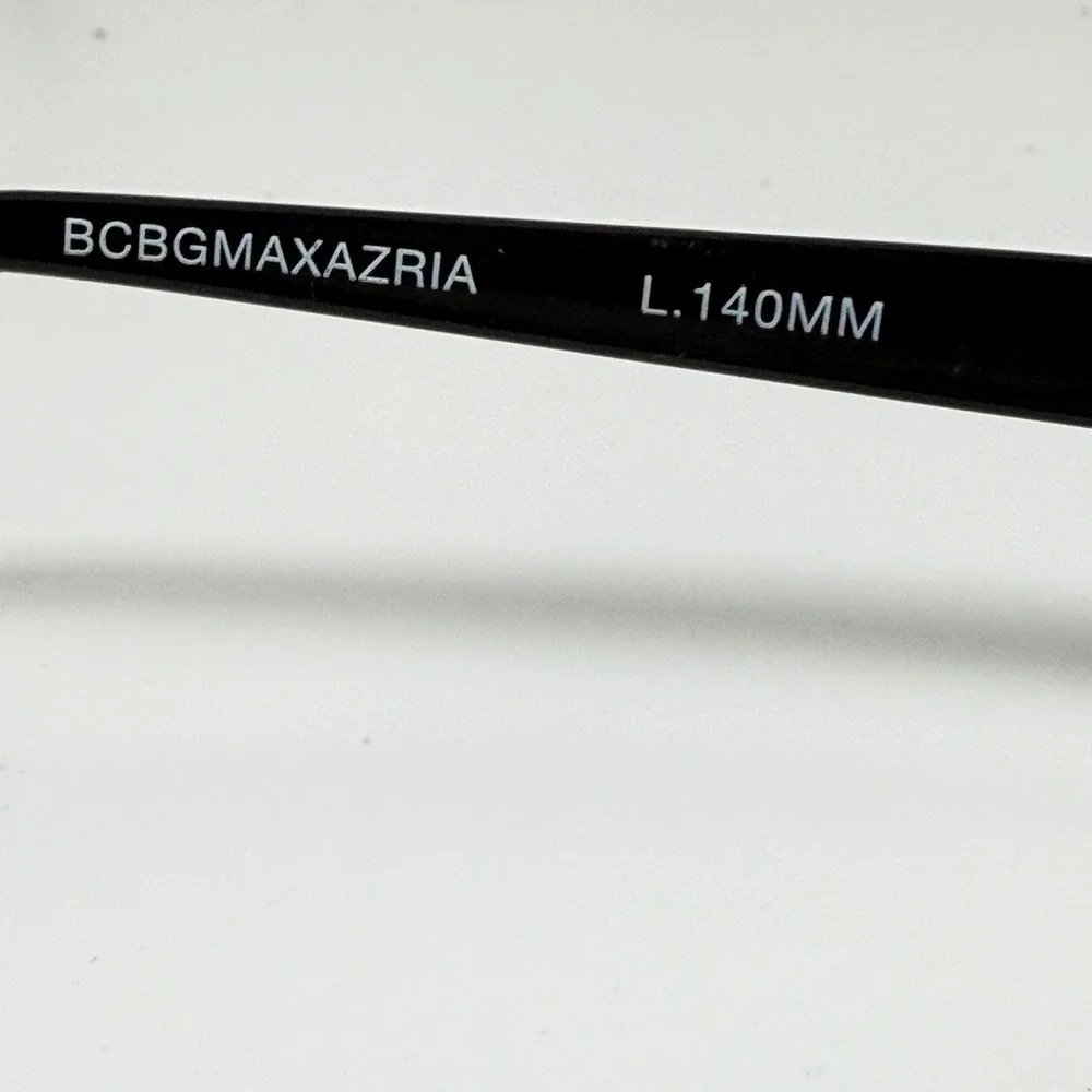 BCBGMAXAZRIA Ravishing Black Fade Hexagonal Eyeglasses Frames Womens L140‎ 21297